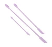 WEKADRIN 3pcs Mini Silicone Spatula Makeup and Kitchen Use Gentle Silicone Spoon and Spatula for Creams Lotions and Serums Safe and Convenient for Daily Application