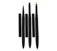 WEKADRIN 3pcs Nail Art Brush Tool Set Nail Brushes for French Tip Tool Manicure Kit