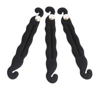 WEKADRIN 3pcs Pearl Double Hook Bun Maker Hair Styling Tools for Thin and Long Hair Accessories for Women’s Easy Updo and Messy Buns