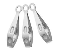 WEKADRIN 3Pcs Pig Hair Tweezers Stainless Steel Food Hair Remover for Kitchen Cooking Fish Bone Removal Convenient and Clean for Pigs Ducks and Poultry