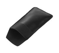 WEKADRIN 3pcs Pu Leather Pocket Pen Bag Black Pencil Protector Sleeve Nurse Pen Organizer for Office and Medical Use