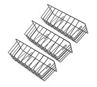 WEKADRIN 3pcs Rabbit Hay Feeder Rack Hanging Iron Hay Holder Large Capacity for Cage Use Suitable for Bunnies Guinea Pigs and Small Pets