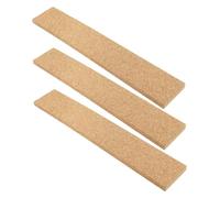 WEKADRIN 3pcs Self Adhesive Cork Wall Strips for Office Bulletin Boards Memo Photo Display Strips Natural Cork Material Easy to Install and Use for Organizing Messages and Notes