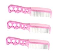 WEKADRIN 3Pcs Static Doll Hair Brush for Synthetic Wigs Durable Heat Resistant Wig Brushes for Doll Hair Care Lightweight Styling Accessories