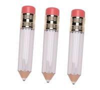 WEKADRIN 3Pcs Transparent Lip Gloss Tube Set Refillable Lip Color Container Portable and Leakproof Design for Travel and Home Use