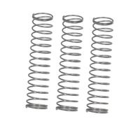 WEKADRIN 3Pcs Trumpet Button Springs Replacement Stainless Steel Trumpet Button Accessories for Wind Instruments Portable and Practical Silver