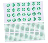 WEKADRIN 3sets Recycle Stickers Circular Electronic Product Labels Reusable Self Adhesive Environmental Sorting Tags for Easy Categorization and Sustainable Packaging 500pcs*3