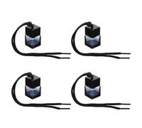 WEKADRIN 4 Pieces 8ML Car Hanging Perfume Bottles Refillable Car Air Freshener Diffuser Gradient Black Caps for