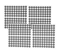 WEKADRIN 4 Sheet Scanning Tracking Dots Markers Diffuse Reflection Reference Point Stickers for Optical Tracking Compatible with Industrial Design Medical Research Animation