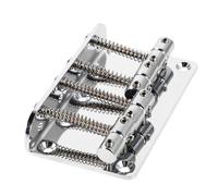 WEKADRIN 4 String String Bass Guitar Hardtail Bridge Replacement Stable Top Load Design Comfortable Play Fade Resistant for Electric Bass Guitar