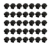 WEKADRIN 40pcs Rack Screws and Cage Nuts Kit Black Vibration Mounting Bolts for Server Cabinets Network Racks and Studio Equipment Wear-resistant Fastening Hardware