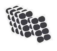 WEKADRIN 40pcs Silicone Mouthpiece Cushion Pads for Saxophone and Clarinet Anti-slip Oval Self-adhesive Sax Mouthpiece Protector Teeth Cushion for Extended Playing Comfort