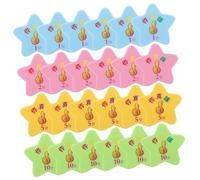 WEKADRIN 40pcs Star Shape Reward Tokens for Classroom Bright Colored Plastic Behavior Incentives for Childrens Motivation and Positive Habit Development Friendly and Easy to Use