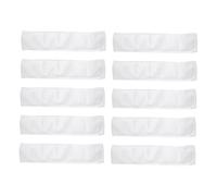 WEKADRIN 48pcs Disposable Elastic Headbands for Women Non-woven Spa Facial Hairbands for Makeup Skin Care Lightweight Breathable Hair Wraps for Salon Home Use