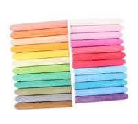 WEKADRIN 48Pcs Water Soluble Dust Chalk for Teachers Sidewalk Chalks with Moderate Density Lightweight and Portable Easy to Clean for Classroom and Outdoor Drawing