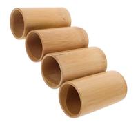 WEKADRIN 4pcs Bamboo Cupping Massage Cups Medium Muscle Therapy for Traditional Chinese Fire Cupping and Facial Massage