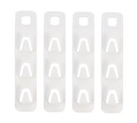 WEKADRIN 4Pcs Clothes Hanger Connector Hooks Lightweight Space Saving Multifunctional Organizer for Home Closet Wardrobe Storage