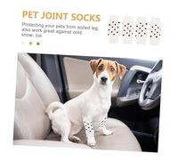 WEKADRIN 4Pcs Cute Dog Leg Socks Anti-slip Pet Warm Leggings with Adorable Pattern Supple Comfortable Leg Warmers for Dogs Indoor Traction Control Paw Protectors