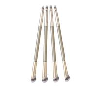 WEKADRIN 4pcs Double Ended Makeup Brush Soft Bristles Dual Eyebrow Extension Tool for Precise Application for Professional and Beginner Makeup Artists