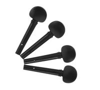 WEKADRIN 4pcs Ebony Violin Tuning Pegs 4/4 Size Fine Violin String Adjusters Replacement Peg Compound Musical Instrument Accessories for Repair