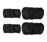 WEKADRIN 4PCS Elastic Stroller Wheel Covers Protective Tire Accessories for Jogger Cart Lightweight Foldable Dustproof Wheel Protector