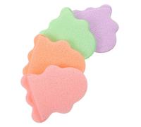 WEKADRIN 4pcs Face Wash Puff Extra Large Soft Skin Care Tools for Makeup Removal and Deep Cleansing Facial Cleanser Brush for Men Women