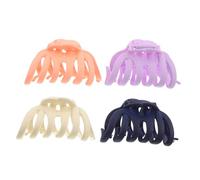 WEKADRIN 4pcs Frosted Shark Clip Large Hair Claw Clips Stylish Delicate Accessory for Women Thick Curly Hair Convenient Decoration Fashionable