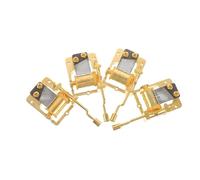 WEKADRIN 4pcs Hand Crank Music Box Movement Parts DIY Replacement Musical Mechanism with Golden Finish for Handmade Repairing Music Boxes Featuring Castle Sky Classic Melodies