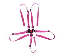 WEKADRIN 4pcs High Chair Safety Straps 5 Point Harness Straps High Chair Harness Belt Violet