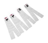 WEKADRIN 4pcs Japanese Samurai Headbands Soft Sports and Chef Bandanas for Karate Cooking Themed Parties Authentic Hachimaki Hair Wraps for Boys