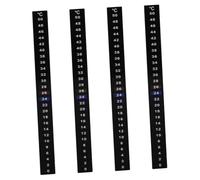 WEKADRIN 4pcs Jar Thermometer Stickers for Fermenting Brewing Temperature Display Strips 4-50°c Adhesive Stick on Horizontal Thermometer Strips for Home Wine Beer Brewing Supplies