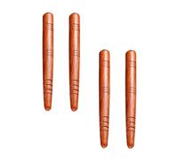 WEKADRIN 4pcs Natural Wood Acupuncture Point Massager Sticks for Body Relief and Smooth Manual Massage Tools for Neck Back Legs Home and Salon Use