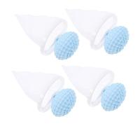 WEKADRIN 4pcs Reusable Pet Hair Remover Balls for Washer Floating Hair Filtering Mesh Bags Efficient Washing Machine Lint Catchers Compatibility for Laundry