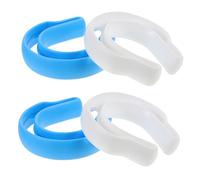 WEKADRIN 4Pcs Safety Door Stoppers Flexible Finger Pinch Guard Door Bumpers for Slamming Prevention Blue White