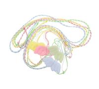 WEKADRIN 4pcs Small Hamster Harness Leash with Angel Wings Nylon Vest Style for Dwarf Rabbits Guinea Pigs Hedgehogs Comfortable Pet Walking Rope