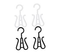WEKADRIN 4pcs Sturdy Drying Hooks for Shoes Display Plastic Shoe Hanger for Home Mall Supermarket Use Multi-use Hanging Hooks for Shoes Scarves Ties