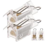 WEKADRIN 4pcs Venetian Blind Cord Locks Compact Hardware Accessories for Window Blinds Easy Install Cord Locking Mechanism for Venetian Curtain Control