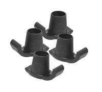 WEKADRIN 4Pcs Walker Ski Glides Anti-Slip Foot Cushions Practical Non-Skid Walker Feet Covers for Elderly Mobility Support Wet Surfaces and Sidewalks