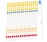 WEKADRIN 50 pcs Drinking Water Test Strips with Dropper and Tube Home Water Quality Testing Kit for Hardness Ph Nitrate Nitrite Mercury Detection Portable and Easy to Use