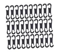 WEKADRIN 500pcs Car Seat Cover Double Head Hooks Plastic Replacement Fixing Accessories for Hanging Seat Cushions Sunshades Snow Covers Compact Car Organizer