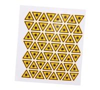 WEKADRIN 50pcs Laser Warning Sticker Triangle Caution Decals with Clear Safety Message Self-adhesive Security Caution Sign Labels for Workplace and Equipment Safety Awareness