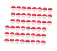 WEKADRIN 50Pcs Plastic Gumball Machine Red and White Round Fillable Balls Containers for Party Favors Easter Wedding Shower Gift Packaging