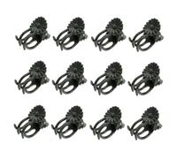 WEKADRIN 50pcs Plastic Orchid Clips Garden Vine Clamps Plant Support for Flowers Stems Indoor Outdoor Gardening Tools Plant Stem Holders