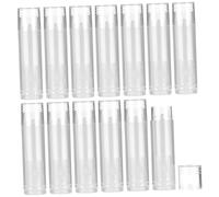 WEKADRIN 50pcs Transparent Lip Balm Tubes Empty Lip Gloss Containers for DIY Lipstick Projects Lightweight Cosmetic Storage for Easy Application