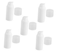 WEKADRIN 5pcs Empty Squeeze Bottles for Travel Refillable Cosmetic Lotion Dispensing Bottles for Skincare and Body Wash The Go