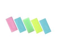 WEKADRIN 5pcs Exfoliating Back Scrub Towels Long Body Scrubbers for Shower Bathing Multi-Color Soft Textured Home Bath Supplies for Easy Deep Cleaning and Smooth Skin