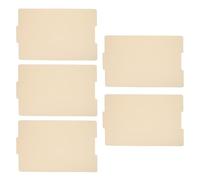 WEKADRIN 5pcs Manila Paper File Folders 210g Beige Document Organizer for Office Paperwork Home File Organization Classroom Filing Storage
