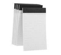 WEKADRIN 5pcs Mini Dotted Grid Paper Notepad Self-stick Memo Pads with Thick Backing for Architects Teachers Art Journals Office Home Portable Annotating Supplies