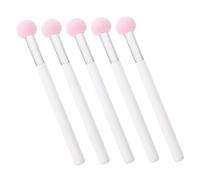 WEKADRIN 5pcs Non-latex Cosmetic Concealer Sponges for Face Makeup Wet and Dry Use Soft Smooth Puff Heads for Women Washable Pink Mushroom Shape Makeup Applicators