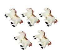 WEKADRIN 5pcs Party Horse Balloon Unique Design Reusable Easy Inflation Beige Aluminum Foil 2026 Chinese New Year Decoration for Spring Festival Balloon Setups